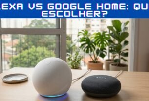 alexa vs google home brasil — comparativo Echo Dot 5 e Google Nest Mini 2