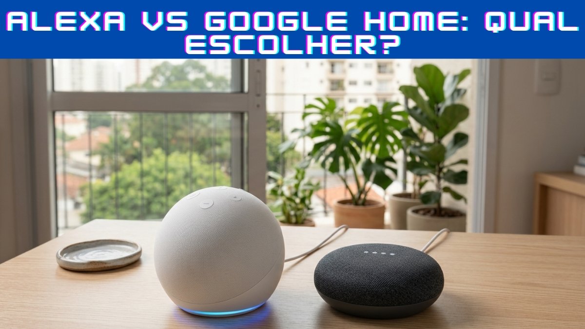 alexa vs google home brasil — comparativo Echo Dot 5 e Google Nest Mini 2