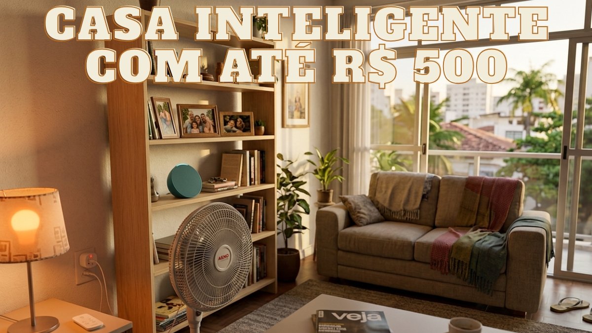 como começar sua casa inteligente com kit básico em ambiente residencial brasileiro