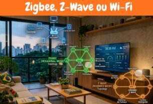 zigbee z-wave wi-fi diferença protocolo automação residencial comparativo