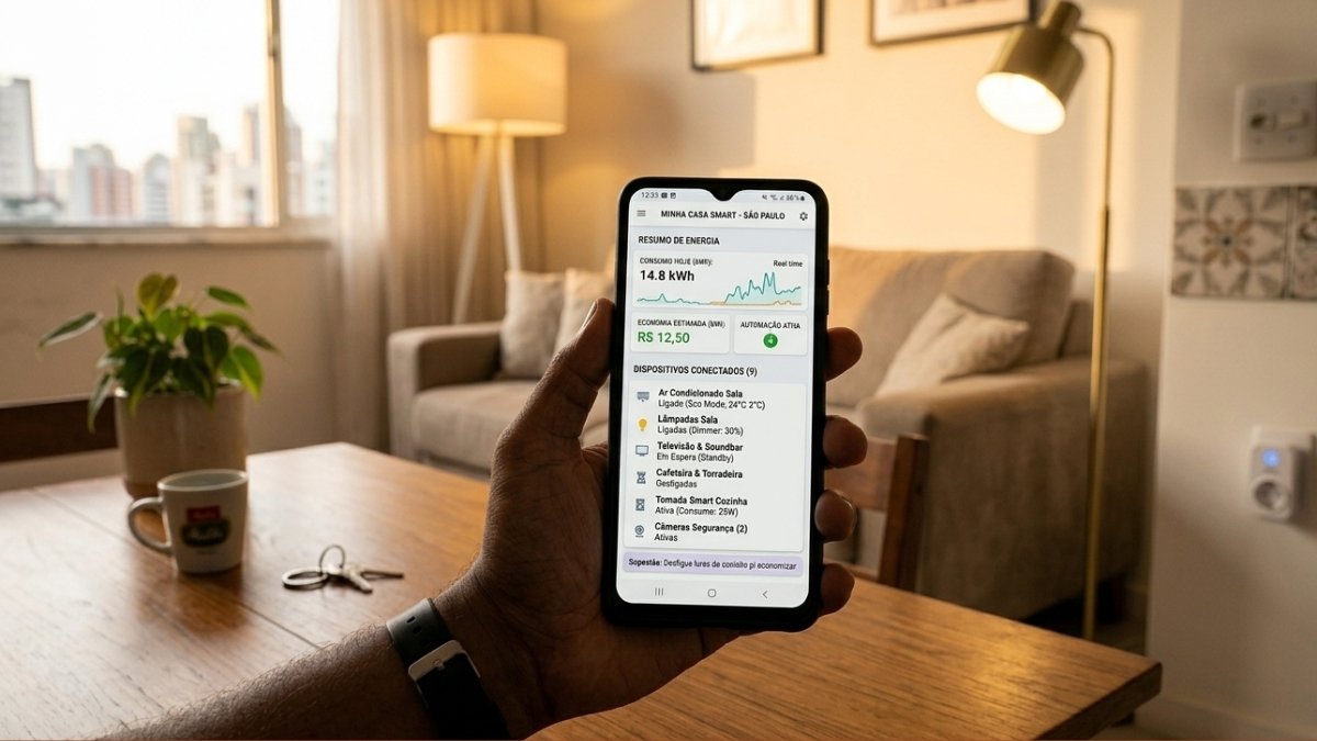 Economizar energia com automação residencial: guia 2026