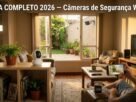 câmera de segurança Wi-Fi panorama de uso residencial brasileiro