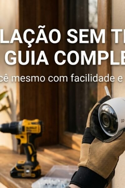 instalar câmera de segurança wi-fi sem técnico — passo a passo brasileiro