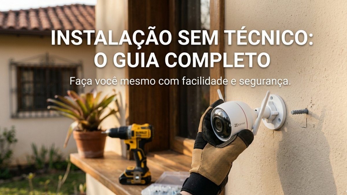 instalar câmera de segurança wi-fi sem técnico — passo a passo brasileiro